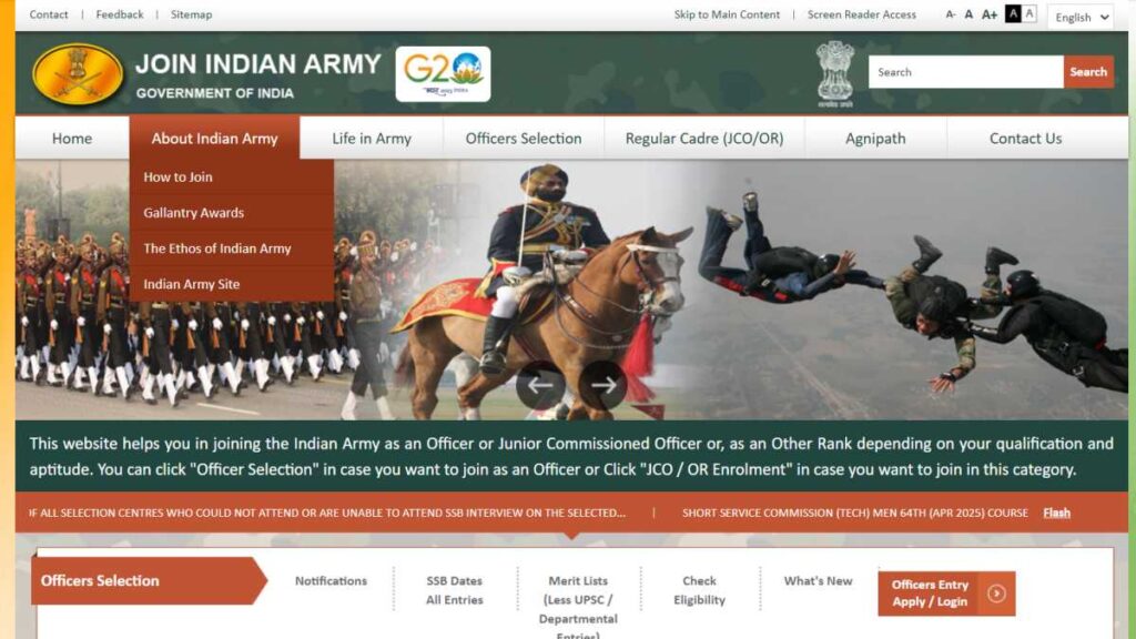 Indian Army Govt Jobs