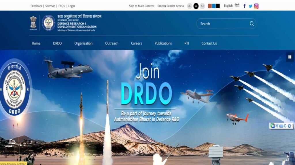 DRDO Job Online